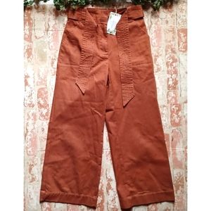 Chelsea & Violet Womens Wide-Leg Belted Denim Pants - Color Tabacco 😍